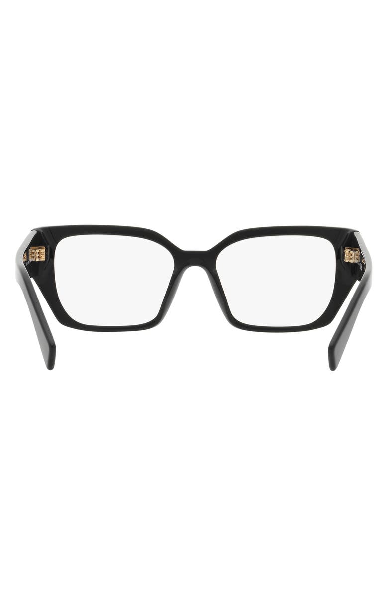 Miu Miu 54mm Rectangular Optical Glasses, Alternate, color, 