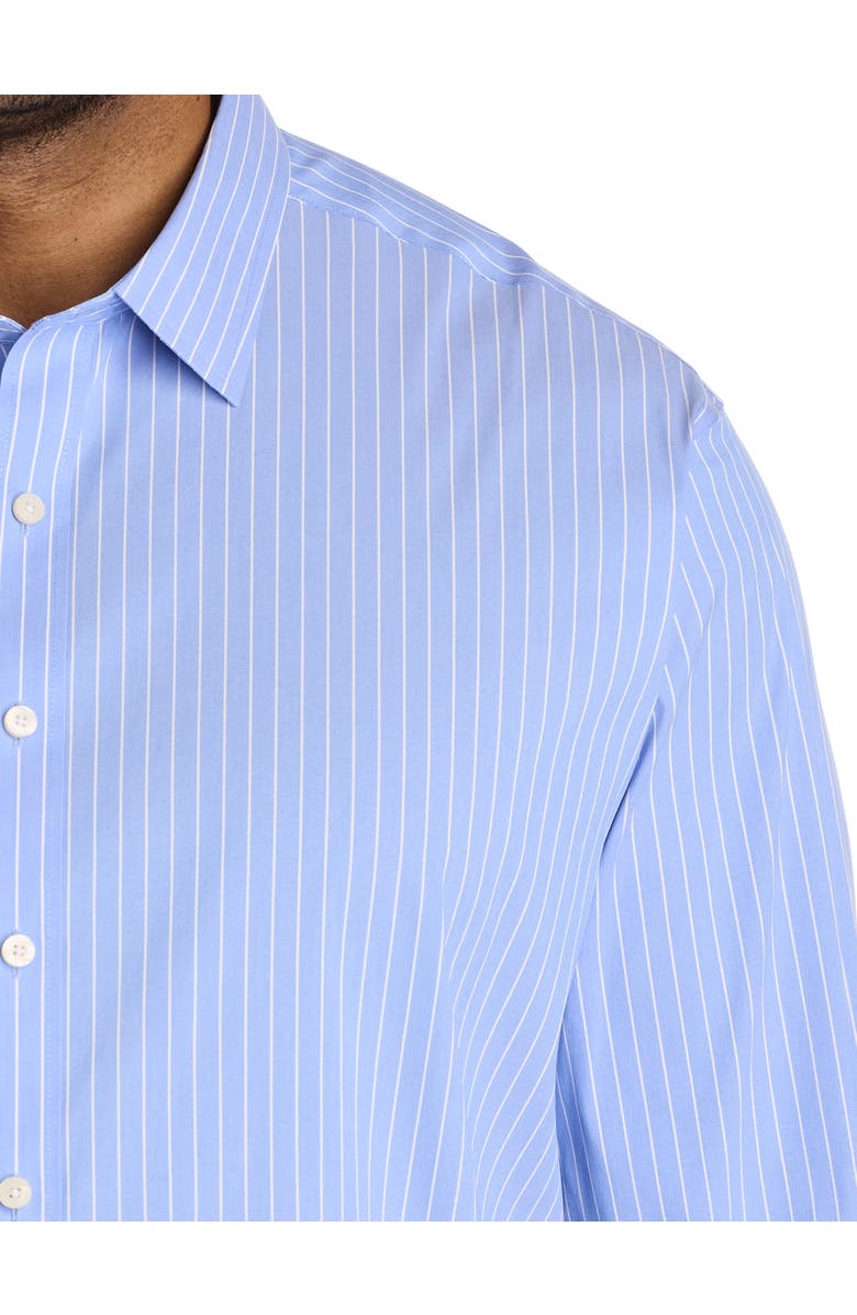 Untuckit Fit by Dxl Big & Tall Whitlock Performance Sport Shirt, Alternate, color, Blue