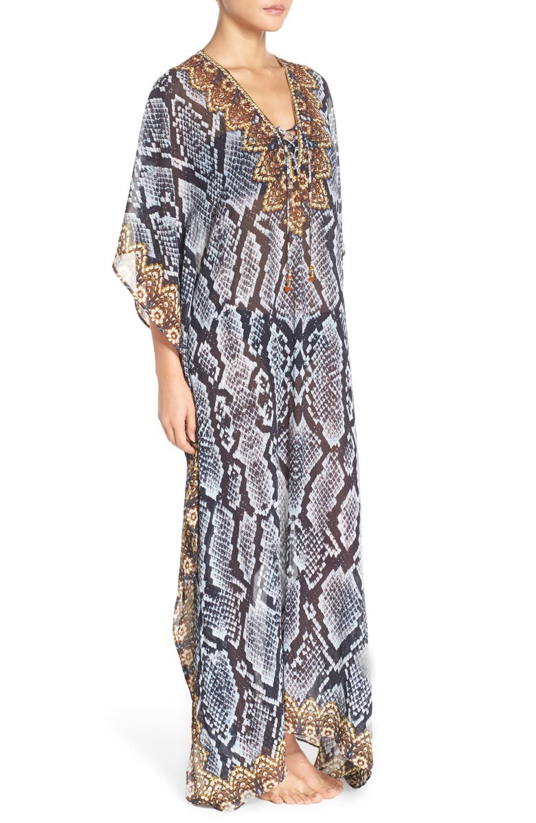 Asa Kaftans Shiraz Long Kaftan, Alternate, color, 