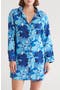 Floral Print Button-Up Cover-Up Shirt