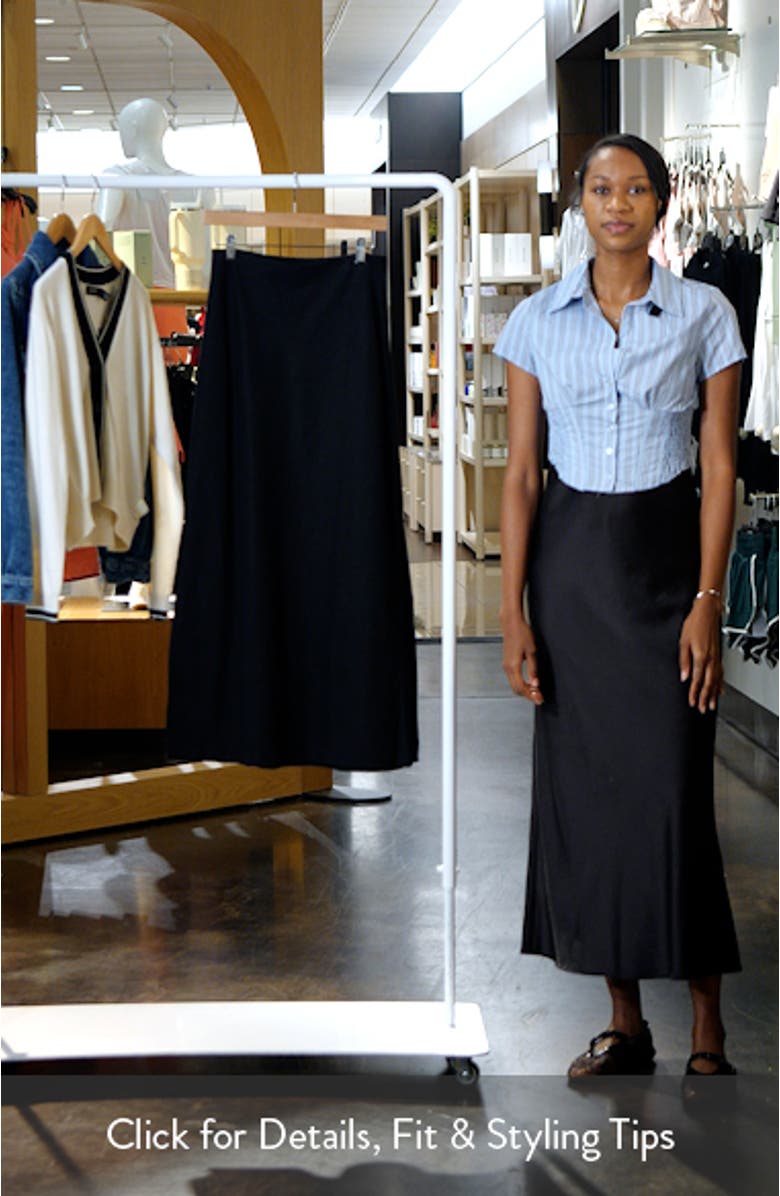 Linen Blend Skirt, sales video thumbnail