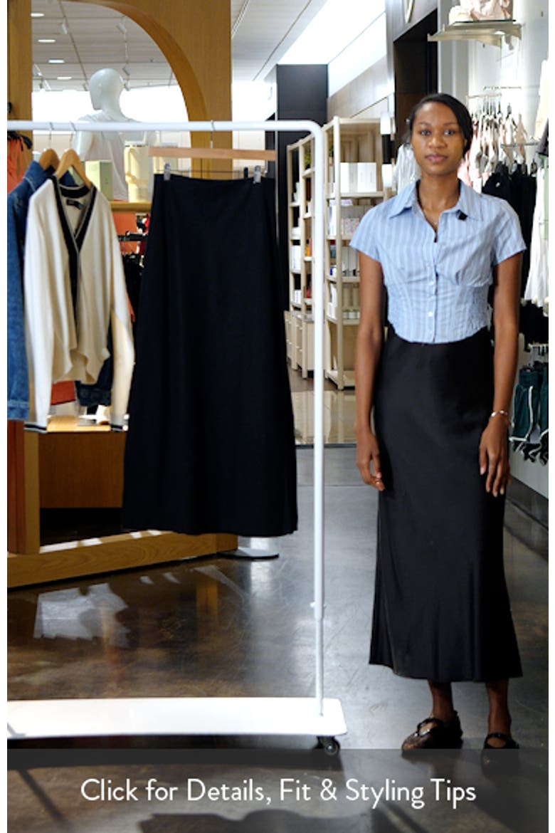 Linen Blend Skirt video