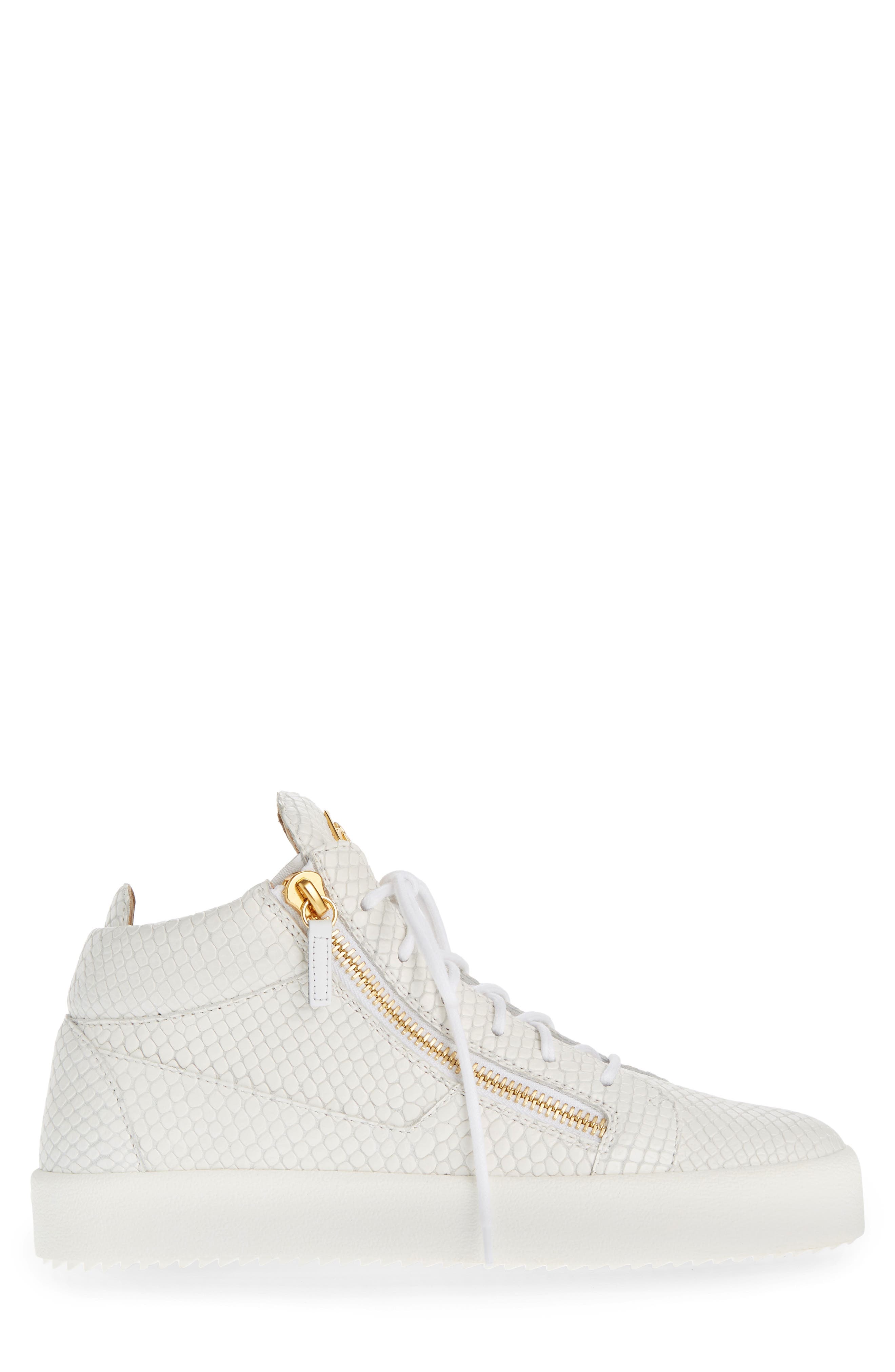 Giuseppe Zanotti Mid Top Sneaker, Alternate, color, 