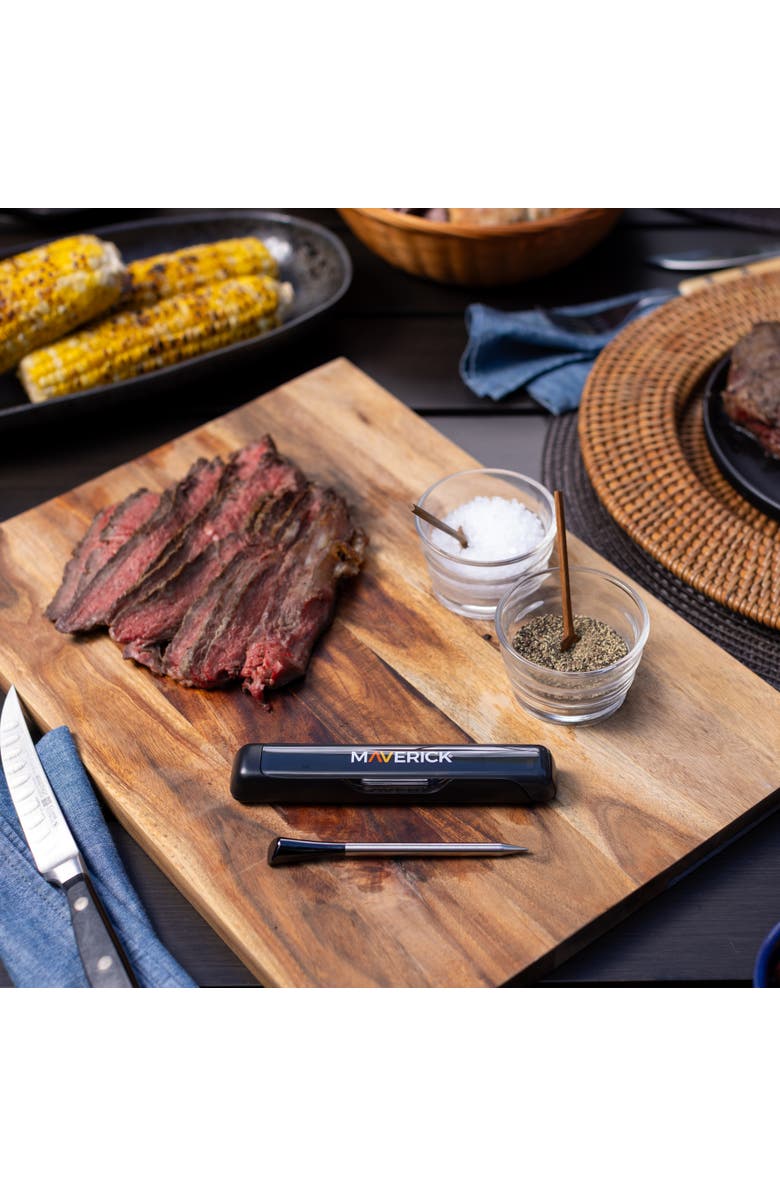 Maverick STAKE Wireless Bluetooth Thermometer, Alternate, color, Black/Silver