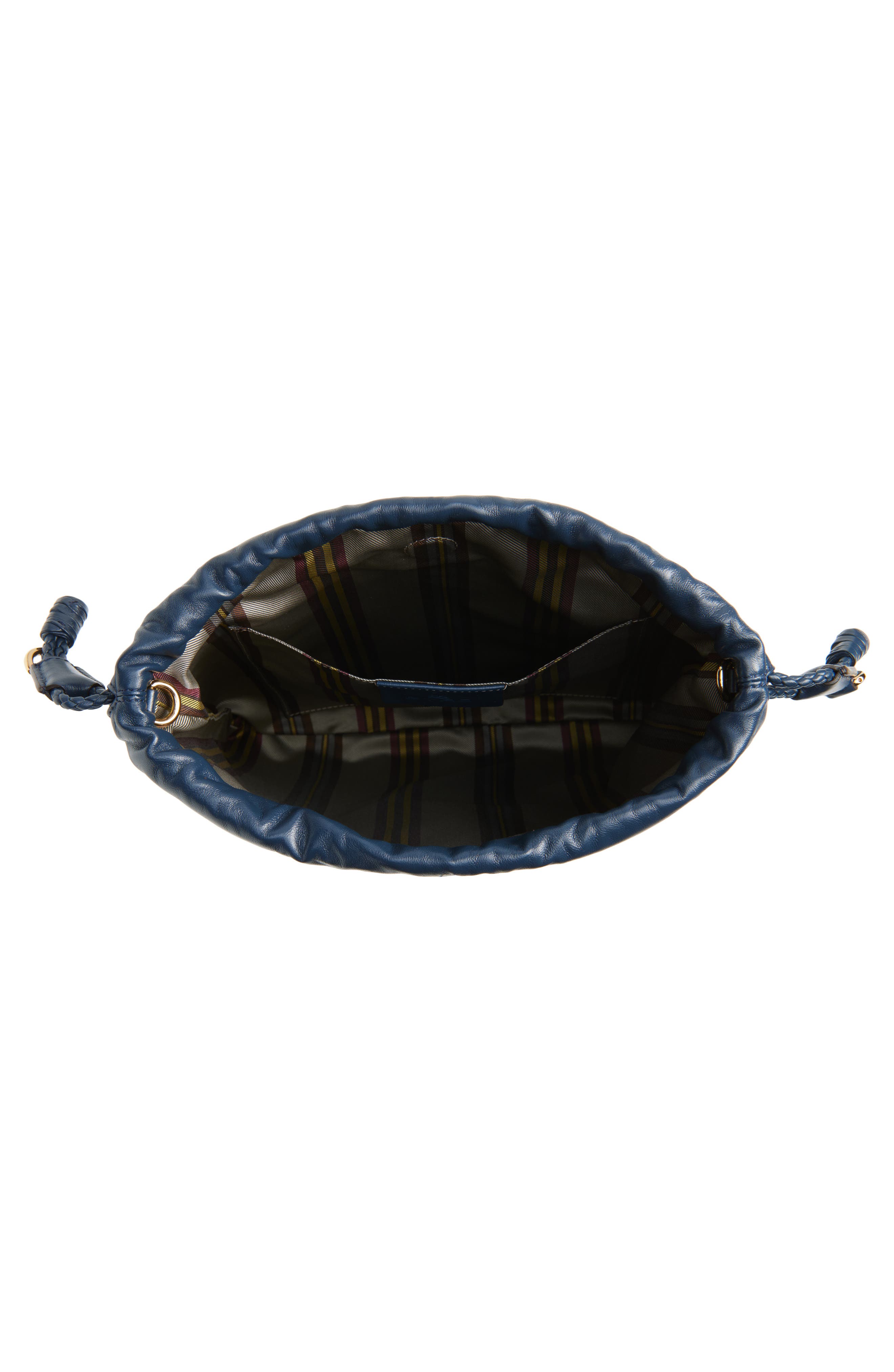 Etro Medium Kalispera Embroidered Leather Shoulder Bag, Alternate, color, Panna