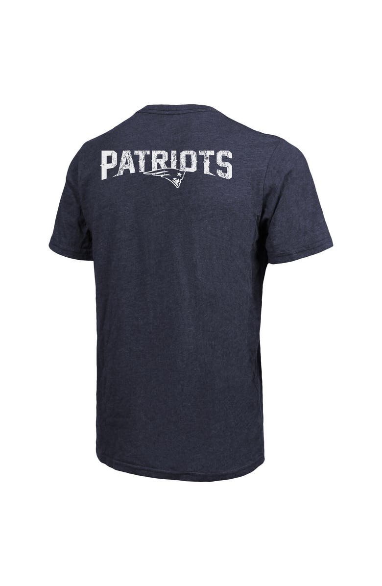 Majestic Threads New England Patriots Majestic Threads Tri-Blend Pocket T-Shirt - Heathered Navy, Alternate, color, Navy