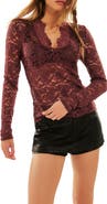 Free People All Day Lace Crop Top