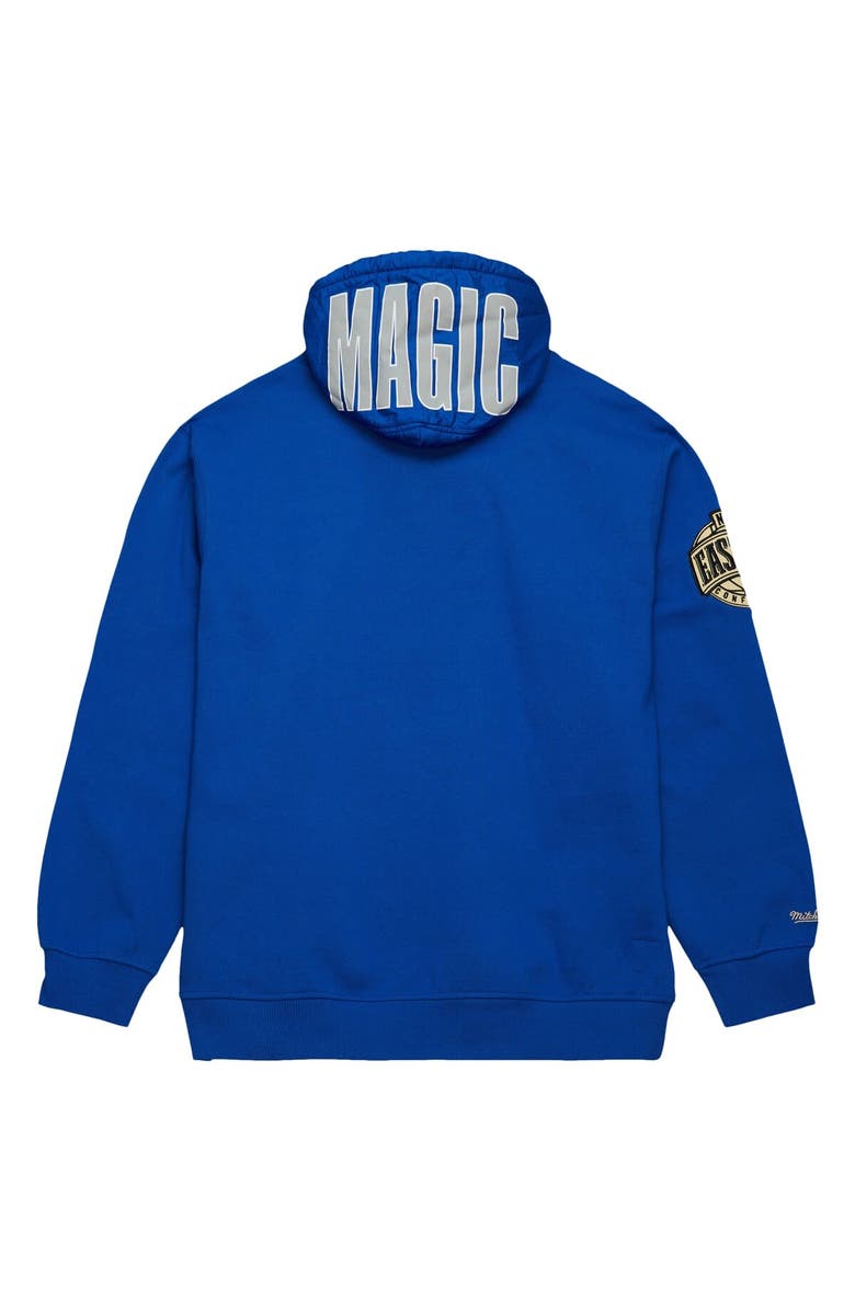 Mitchell & Ness Men's Mitchell & Ness Blue Orlando Magic Team OG 2.0 Vintage Logo Fleece Pullover Hoodie, Alternate, color, Blue