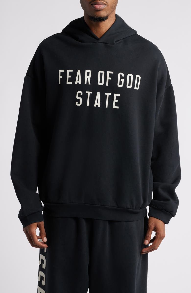 Fear of God Essentials Heavyweight Fleece Hoodie, Main, color, 
