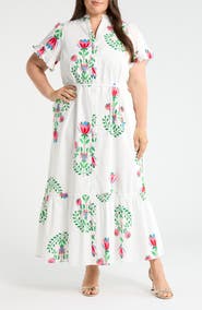SUGARLIPS Floral Alna Shirtdress