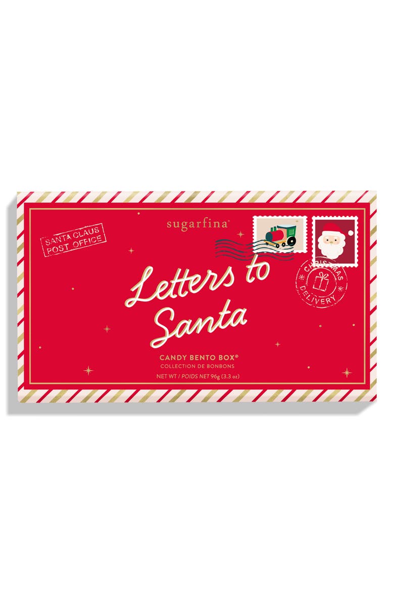 sugarfina Letters to Santa 2-Piece Candy Bento Box, Alternate, color,