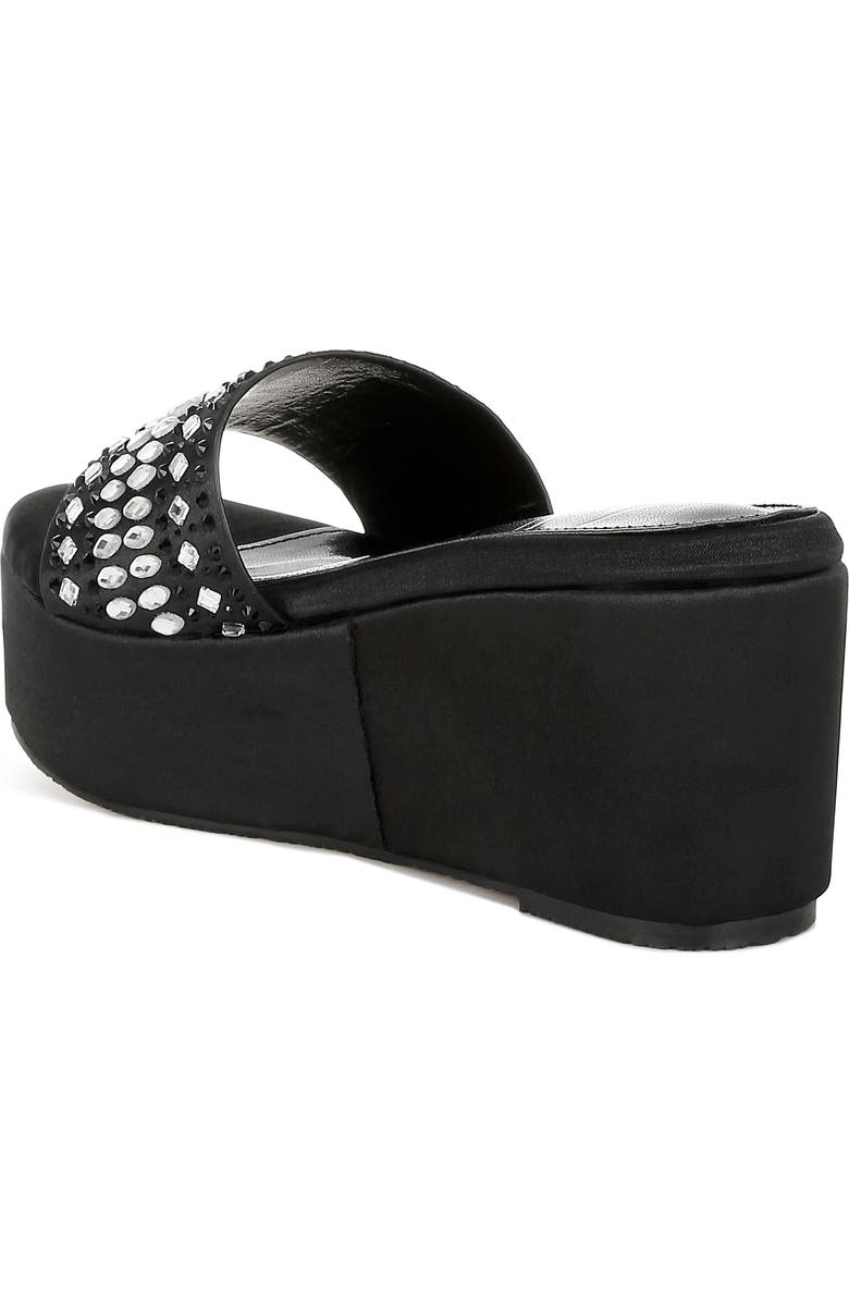 LONDON RAG Batanga Platform Wedge Sandal, Alternate, color, Black
