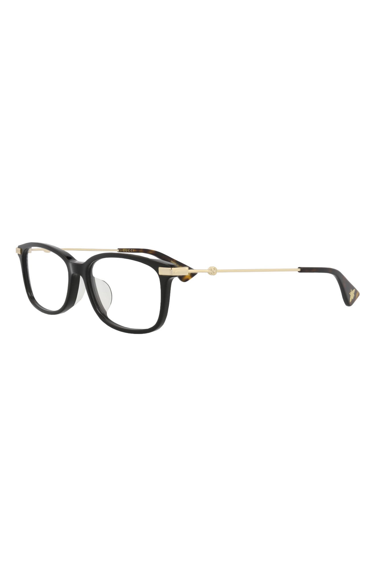 Gucci 53mm Rectangular Optical Glasses (Women) | Nordstromrack