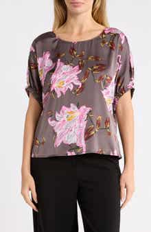 Crop Dolman Cinch Sleeve Top