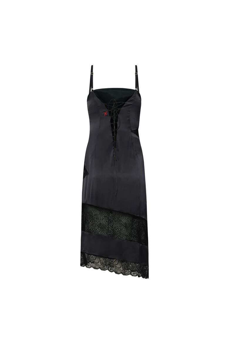 Pure Silk Women Black Dress, Main, color, BLACK