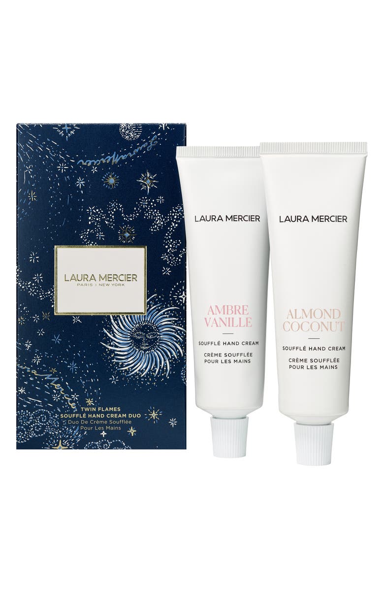 Laura Mercier Twin Flames Soufflé Hand Cream Duo $70 Value, Main, color, 