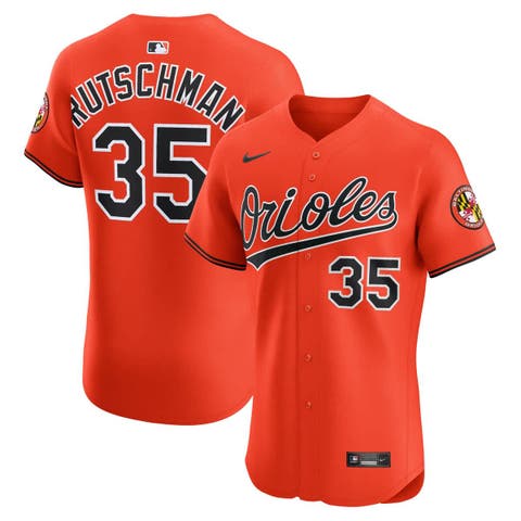 Men's Nike Adley Rutschman Orange Baltimore Orioles Alternate 2 Elite Jersey
