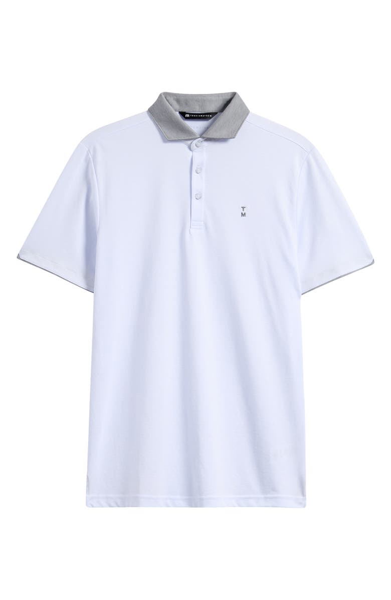 TravisMathew Reservation Number Cotton Blend Polo, Alternate, color, White