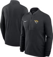 Nike Men's Nike Black Jacksonville Jaguars Lightweight Victory Dri-FIT Half-Zip Pullover