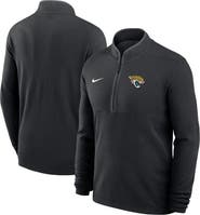 Nike Men's Nike Black Jacksonville Jaguars Lightweight Victory Dri-FIT Half-Zip Pullover