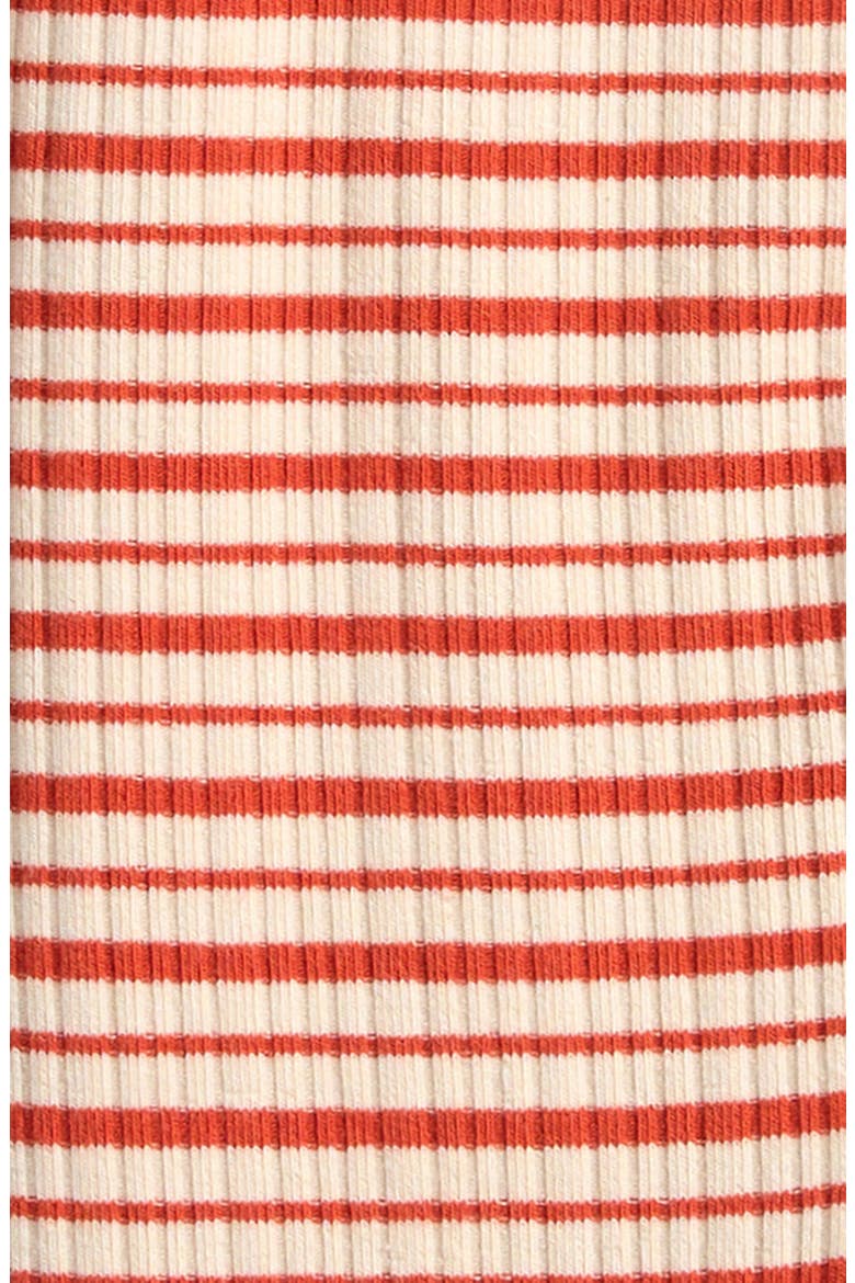 Mush Monsters Long Sleeve Striped Romper, Alternate, color, OFF WHITE
