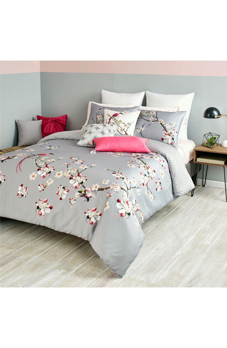 Ted Baker London Bird Print Pillow, Alternate, color,