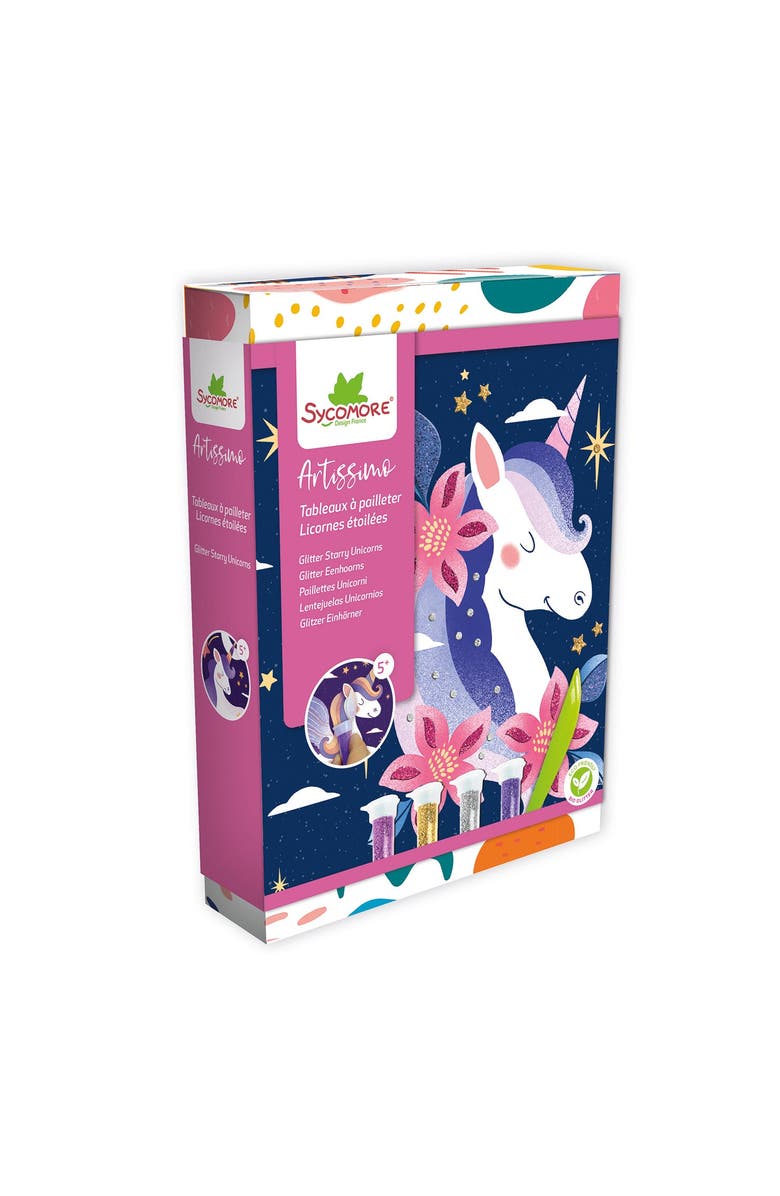 Sycomore Artissimo -S Glitter Boards - Unicorns - 5y+, Main, color, Multicolor