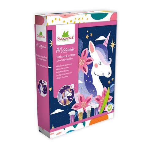 Artissimo -S Glitter Boards - Unicorns - 5y+