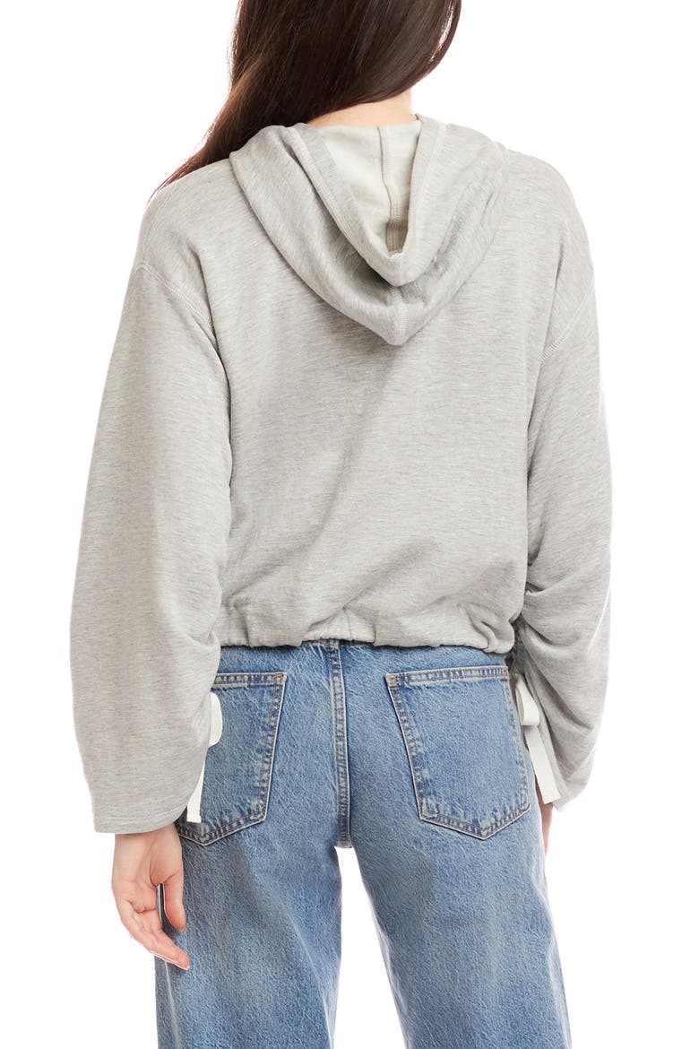 Makenna Bubble Hoodie, Alternate, color, LIGHT HEATHER GREY