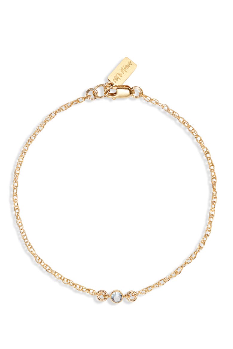 Something Blue Bracelet, Main, color, GOLD
