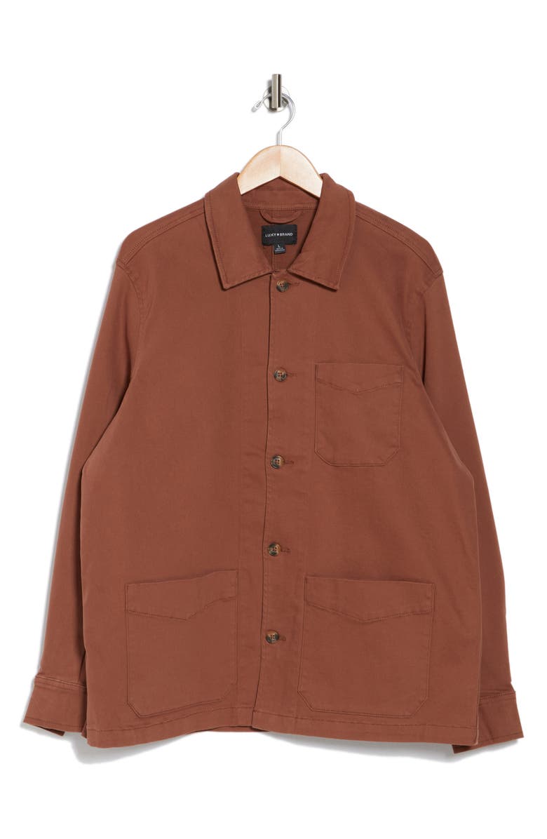 Lucky Brand Solid Chore Jacket, Alternate, color, 