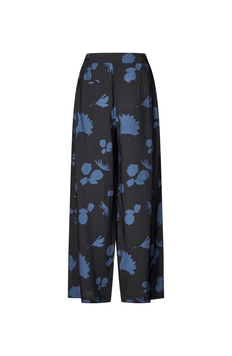 Masai Copenhagen Parwanas Wide Fit Printed Pants, Alternate, color, Gray Blue