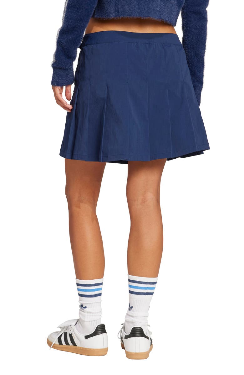 adidas Pleated Skirt, Alternate, color, Night Indigo
