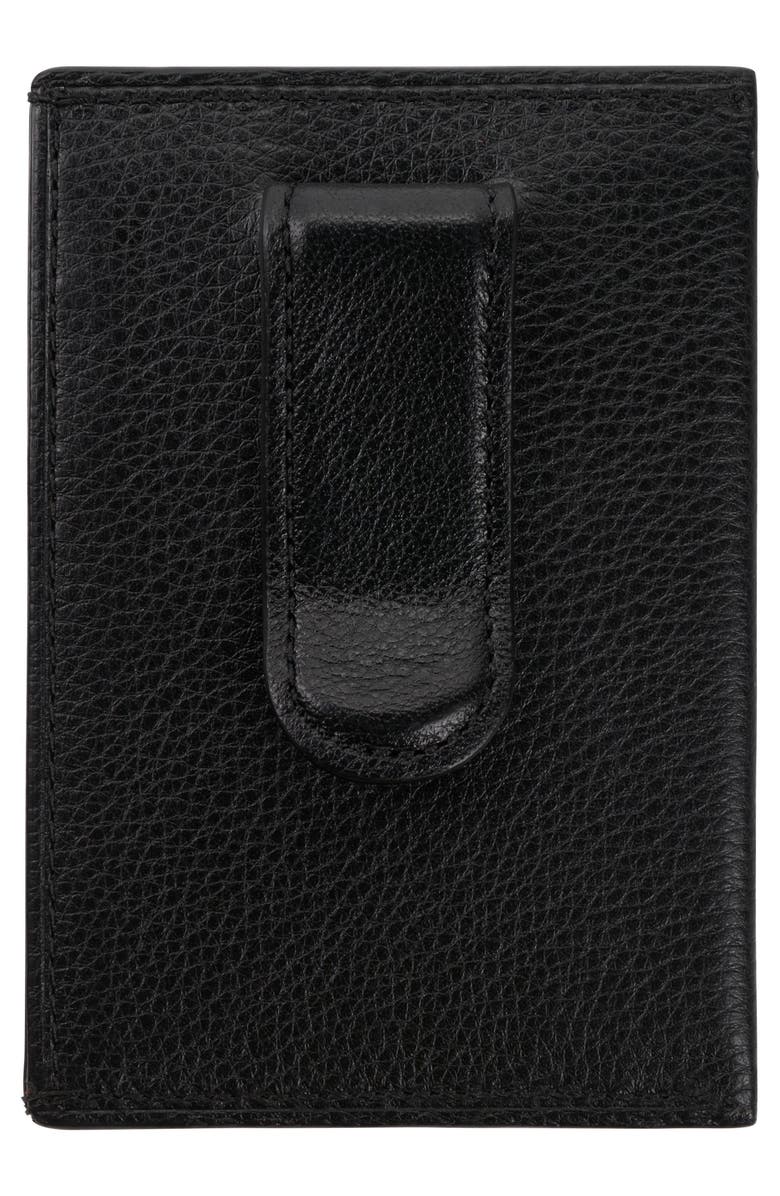 TUMI Leather Money Clip Card Case, Alternate, color, 