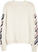Off-White Men's Graffiti Puppets Cotton Blend Sweater