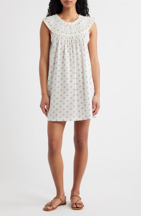 Verity Print Smocked Yoke Dress