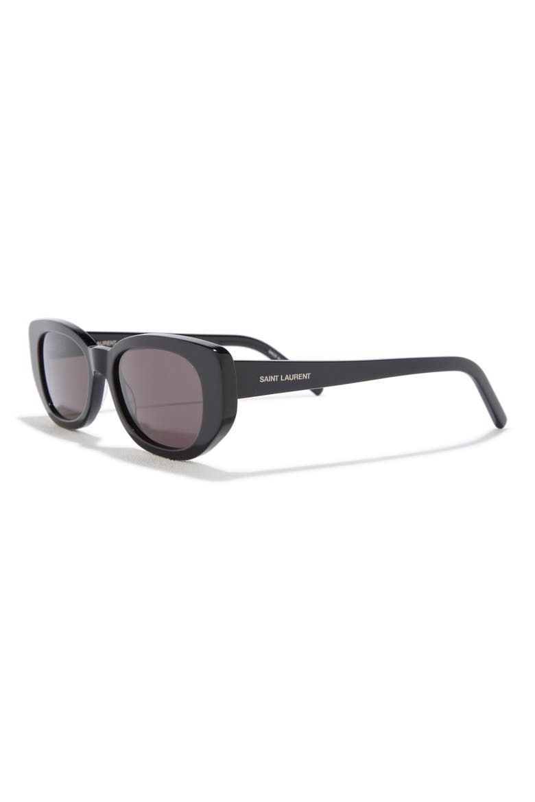 Betty 53mm Cat Eye Sunglasses, Alternate, color, BLACK