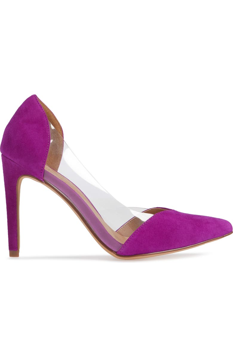 Leith Parker Clear d'Orsay Pump, Alternate, color,