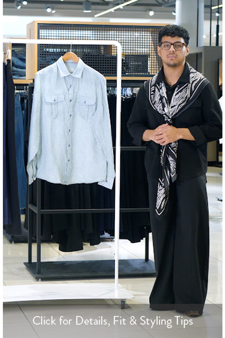 Jasper Linen Button-Up Shirt video