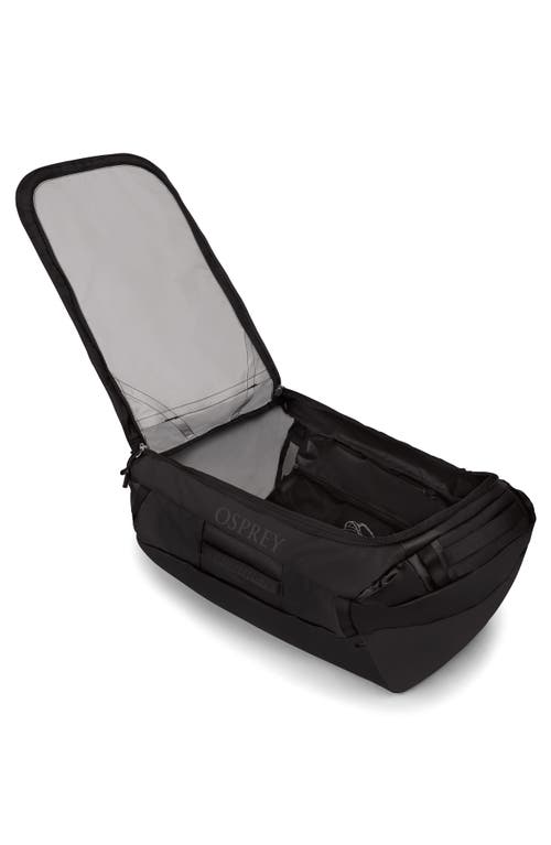 Osprey Transporter® 95-liter Water Resistant Duffle Backpack In Raven Black/black