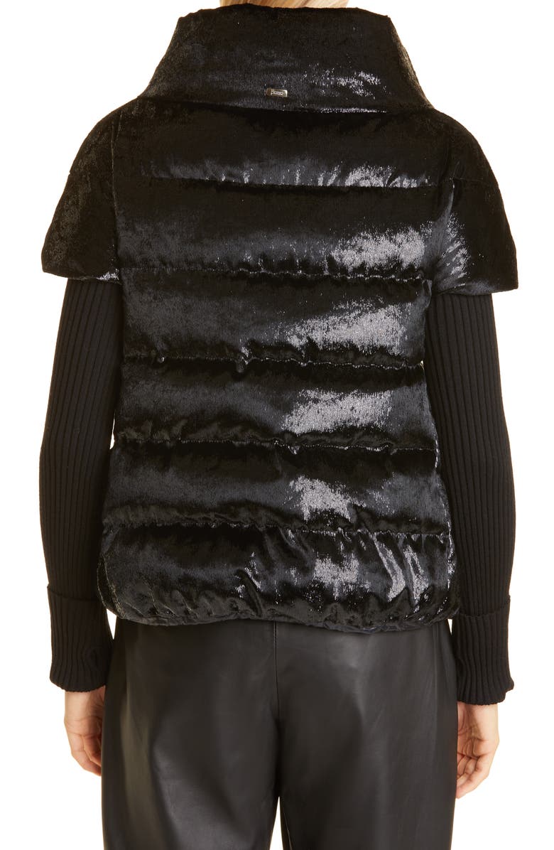 Herno Cap Sleeve Quilted Down Jacket, Alternate, color, 