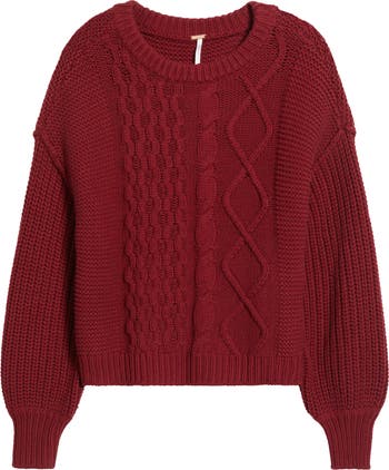 Dream Cable Crewneck Sweater