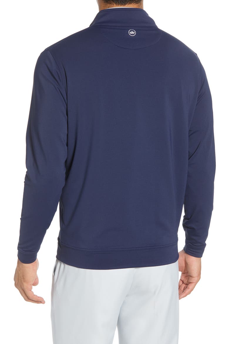 Perth Performance Quarter Zip Sweatshirt, Alternate, color, NAVY