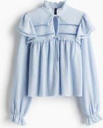 H&M Textured Jersey Blouse