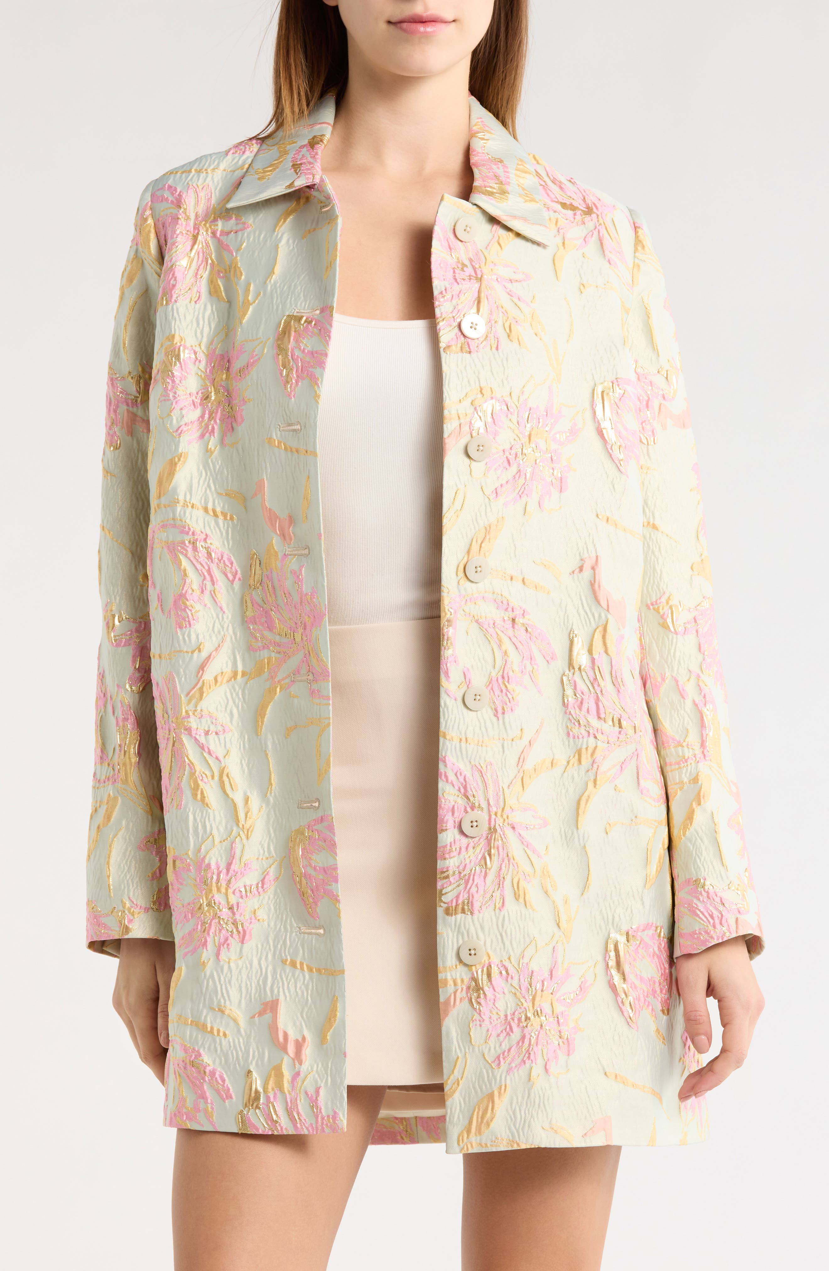 Halton Floral Jacquard Jacket (Women) | Nordstrom