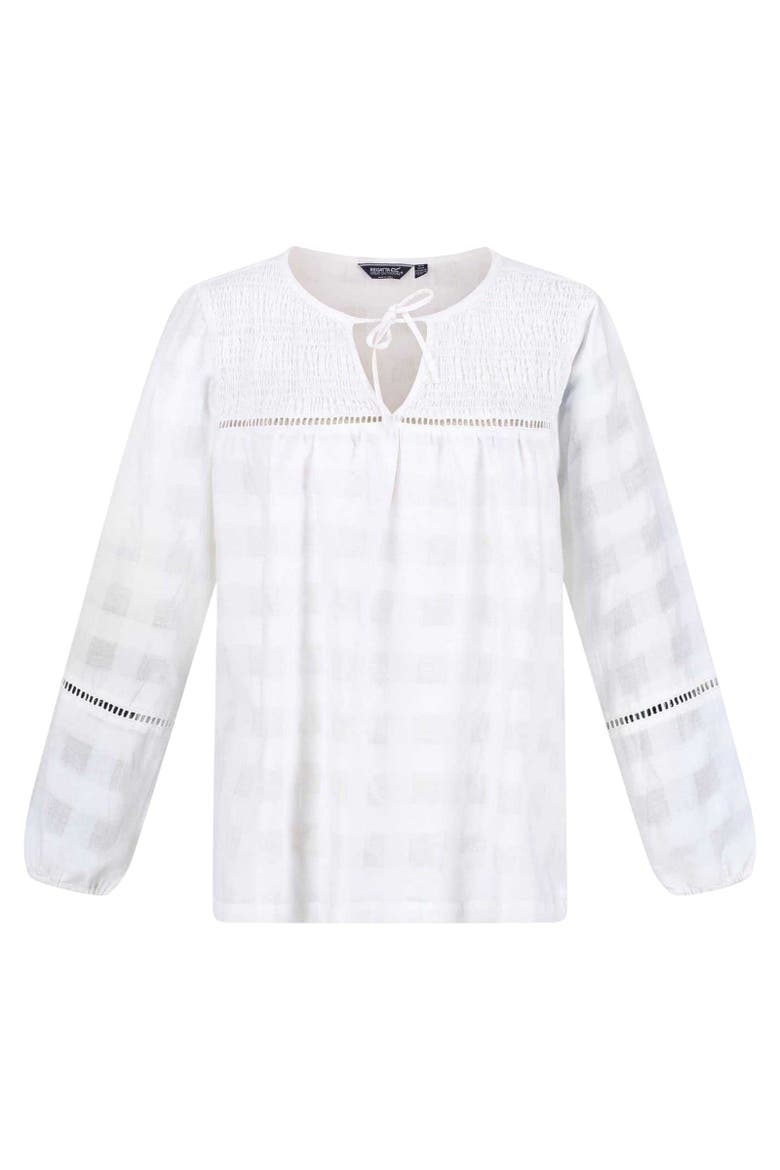 Calluna Keyhole Blouse, Main, color, White