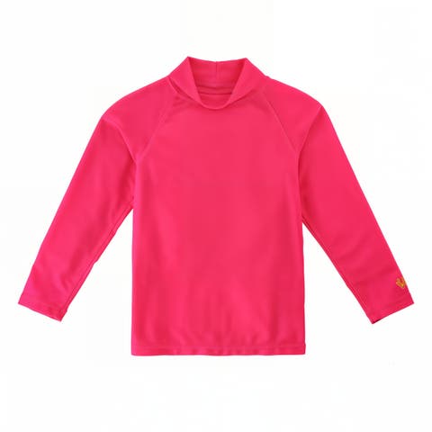 Neon Long Sleeve Sun & Swim Shirt (Toddler, Little Kid, Big Kid)