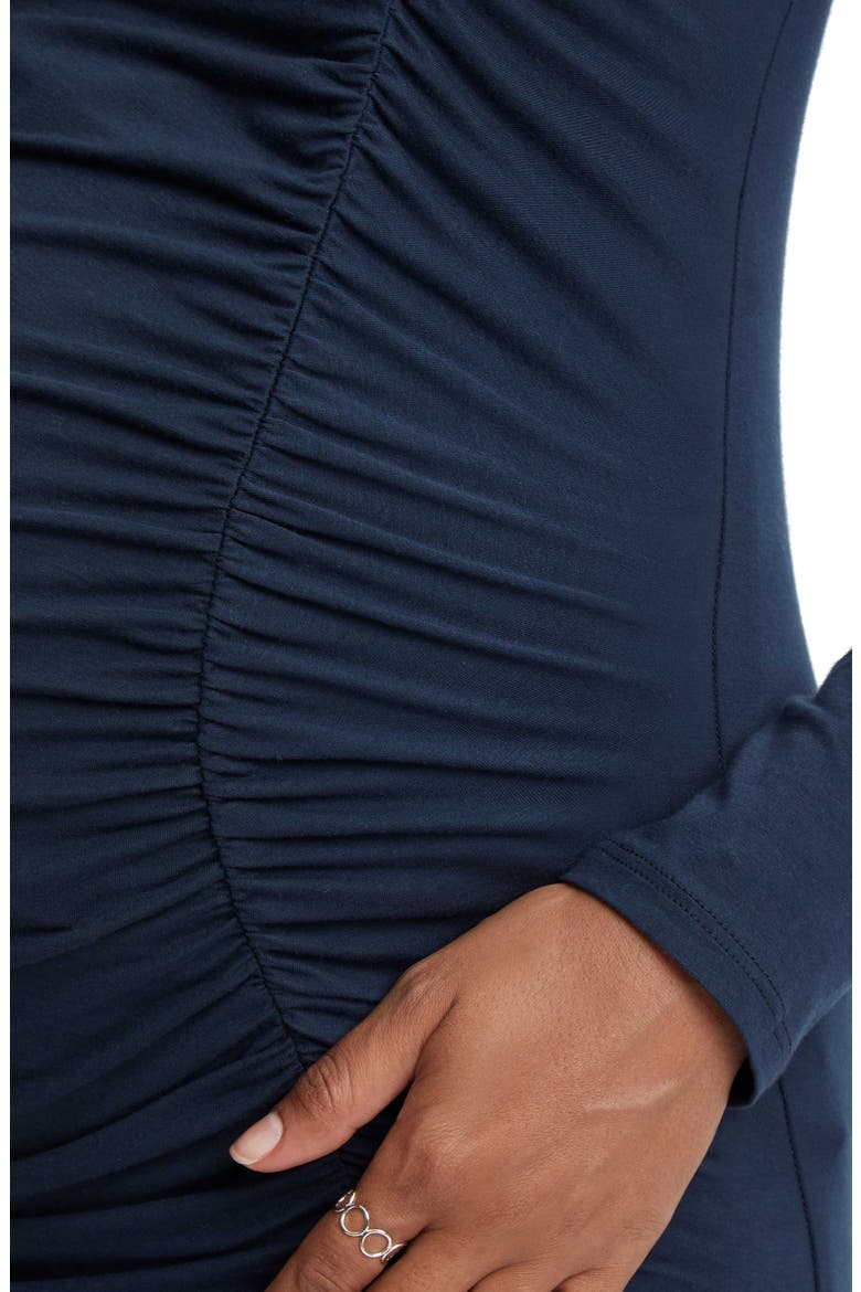 Long Sleeve Maternity Tee, Alternate, color, NAVY