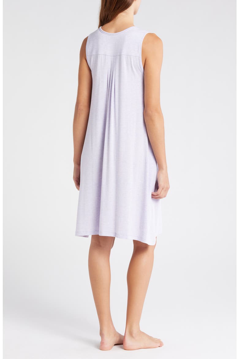 Kate Pleated Stretch Modal Nightgown, Alternate, color, ORCHID