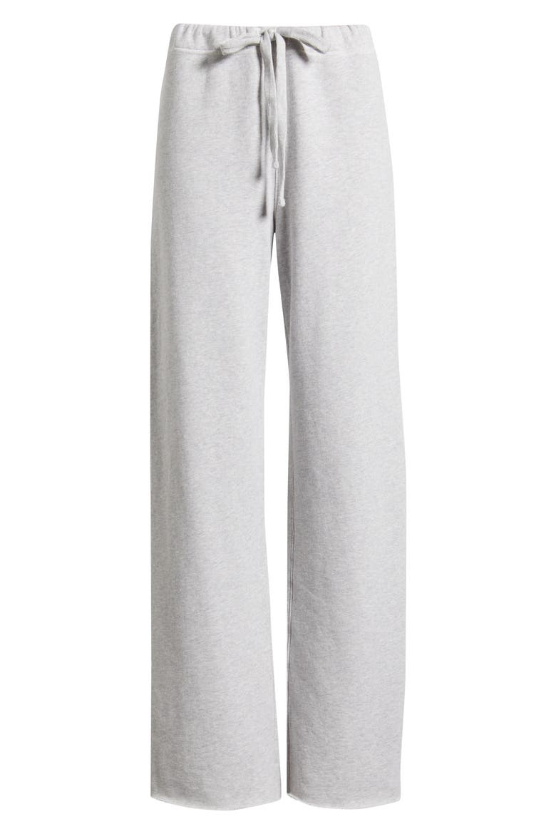 Catherine Cotton Sweatpants, Alternate, color, GRAY MELANGE
